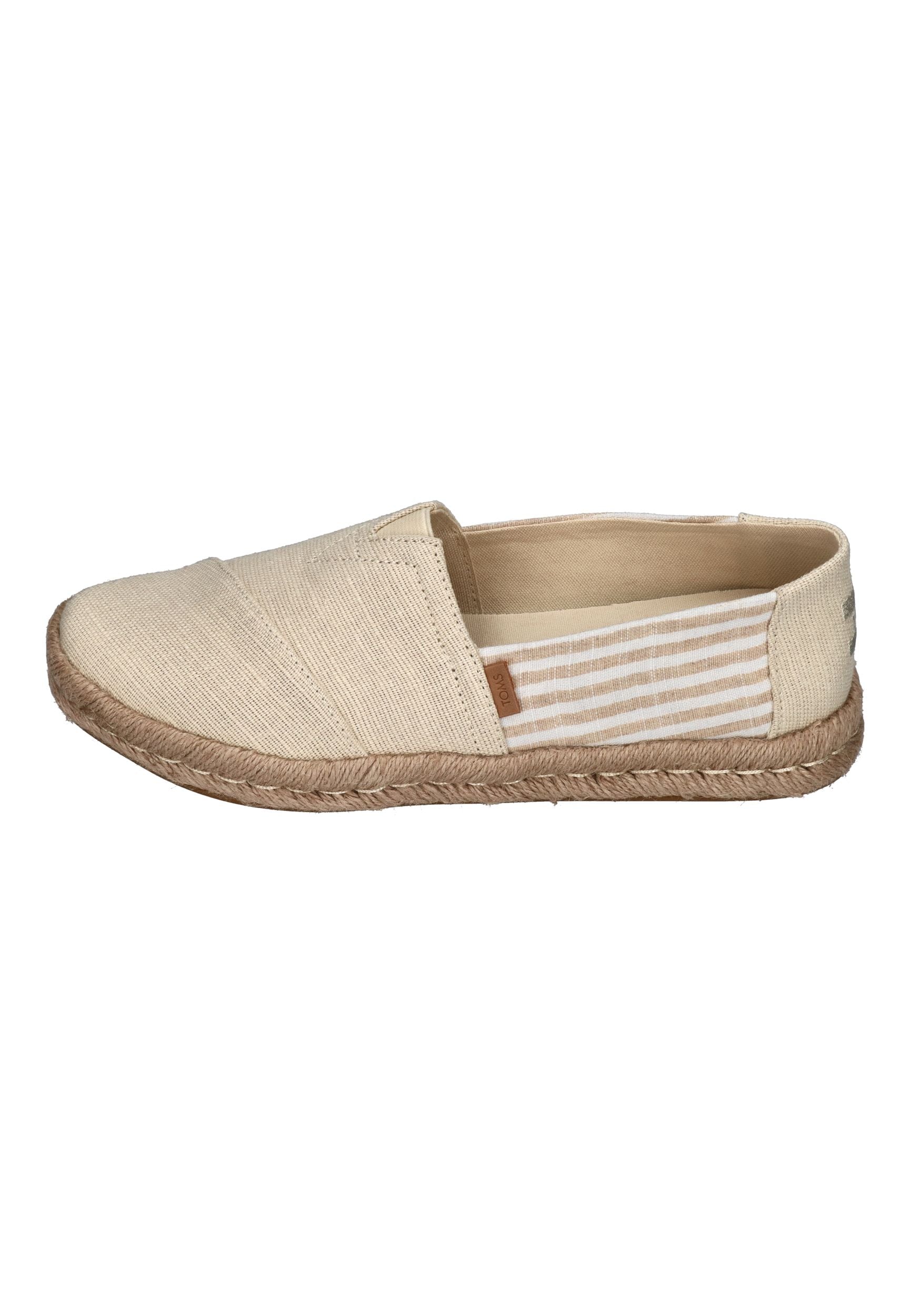 TOMS Damen Espadrilles ALPARGATA ROPE 2.0 10023242 beige heritage stripes