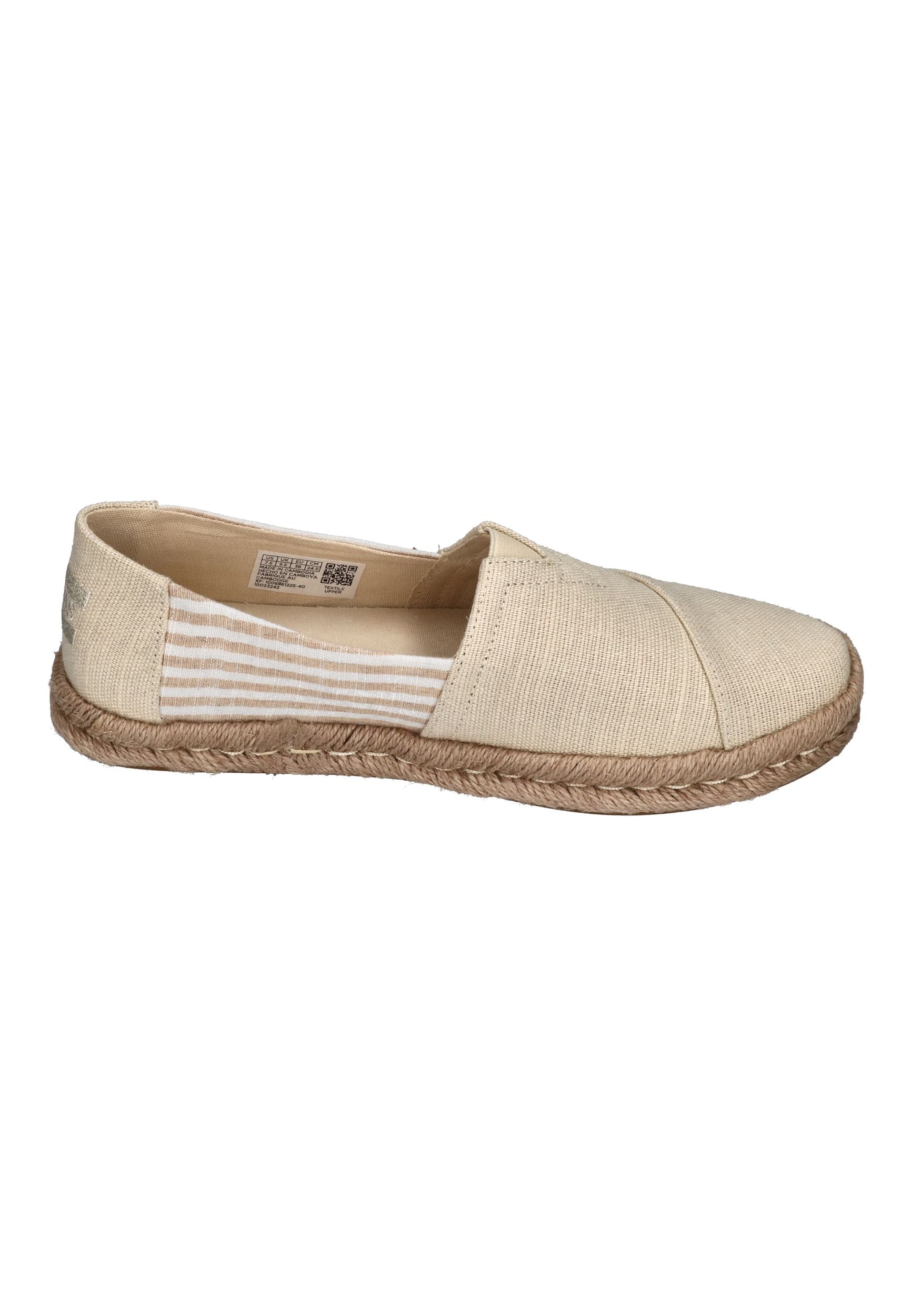 TOMS Damen Espadrilles ALPARGATA ROPE 2.0 10023242 beige heritage stripes