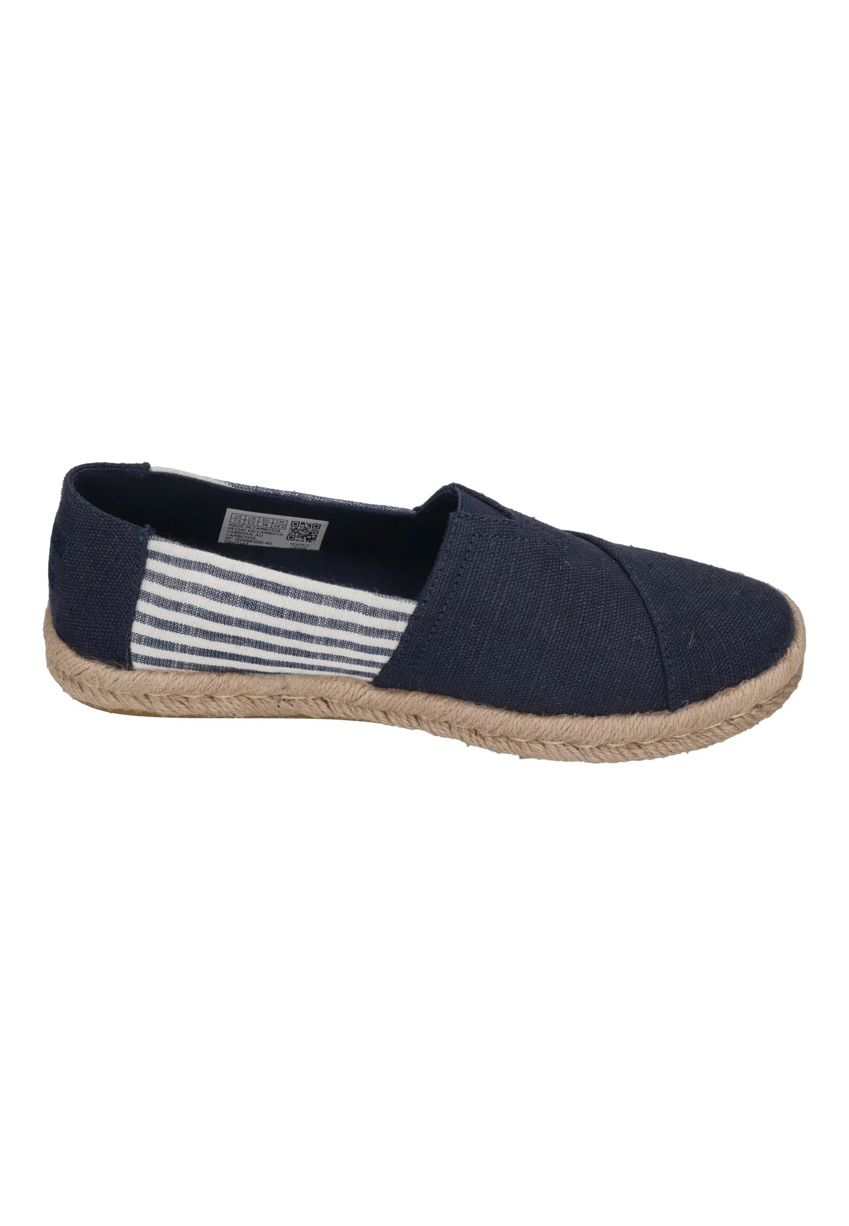 TOMS Damen Espadrilles ALPARGATA ROPE 2.0 10023243 navy heritage stripe