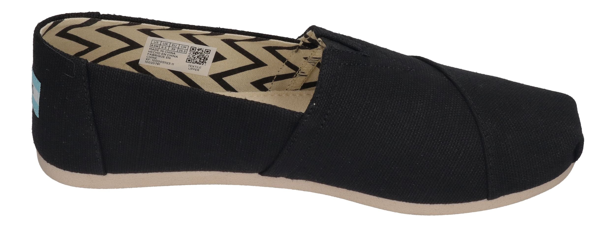 TOMS Damen Espadrilles - ALPARGATA WIDE 10020781 - black heritage