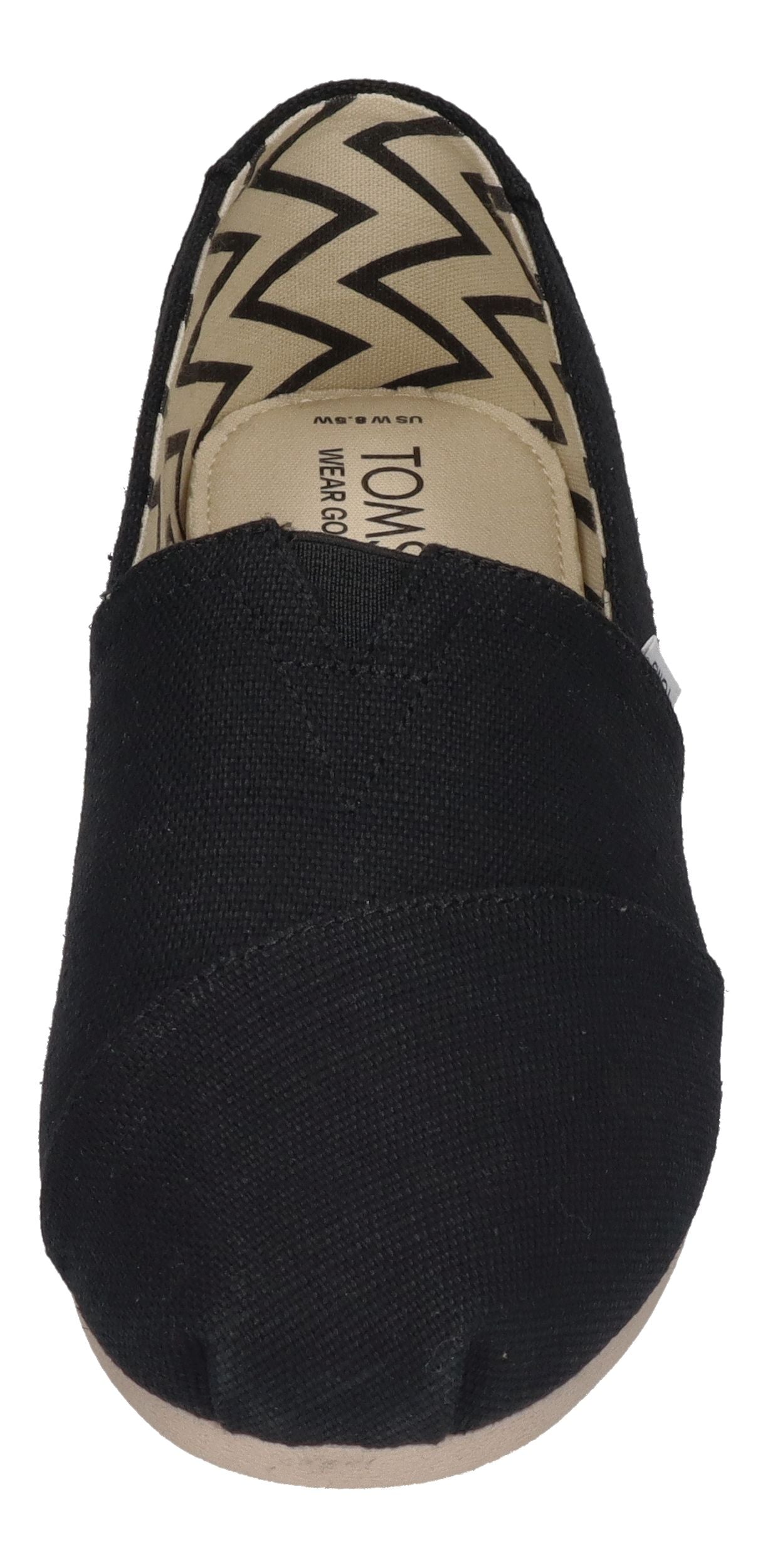 TOMS Damen Espadrilles - ALPARGATA WIDE 10020781 - black heritage
