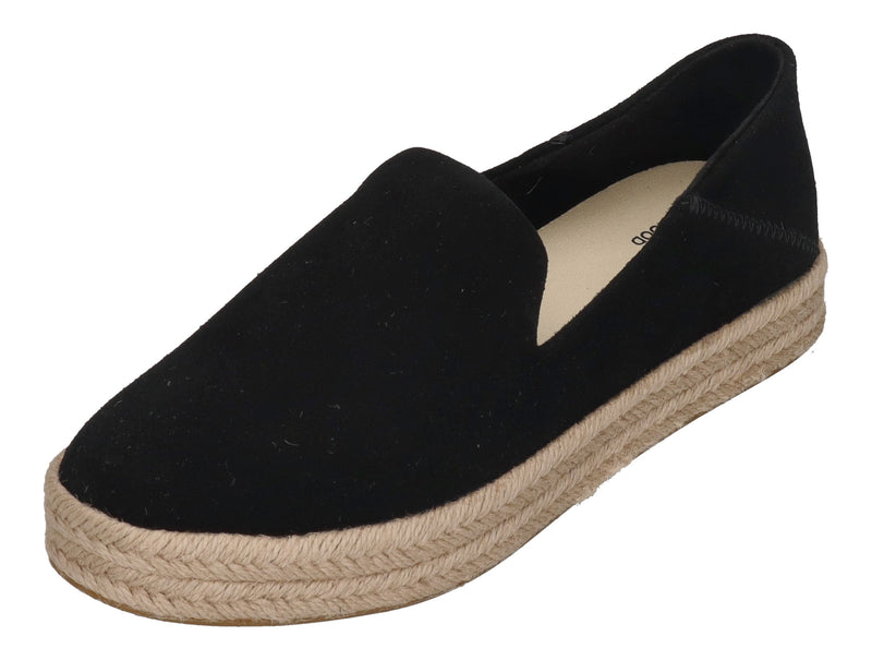 TOMS Damen Espadrilles - CAROLINA 10020690 - black suede