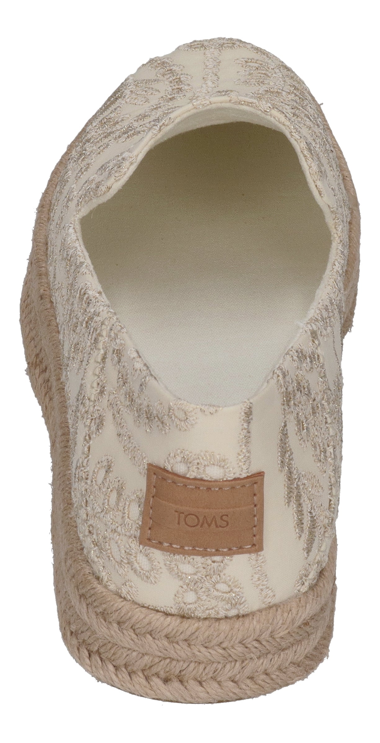 TOMS Damen Espadrilles - CAROLINA 10021854 - egret botanical eyelet