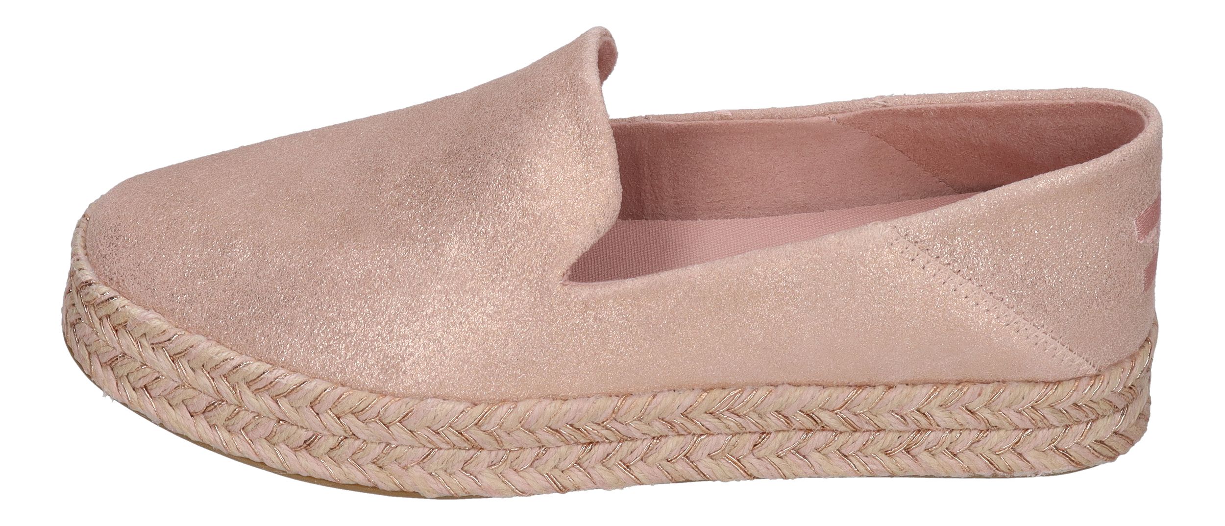 TOMS Damen Espadrilles - CAROLINA 10021868 - pale rose metallic