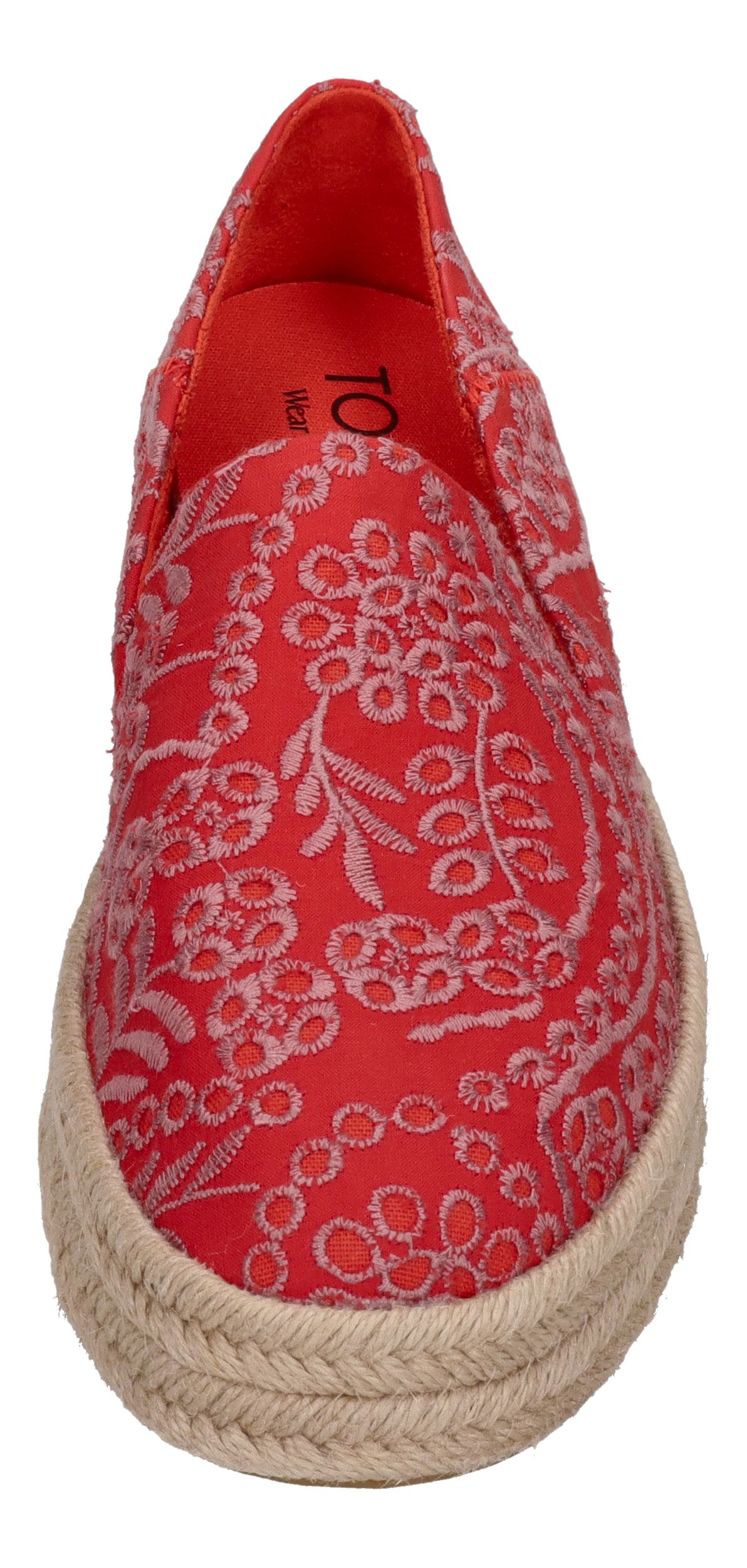 TOMS Damen Espadrilles - CAROLINA 10021871 - flame botanical eyelet