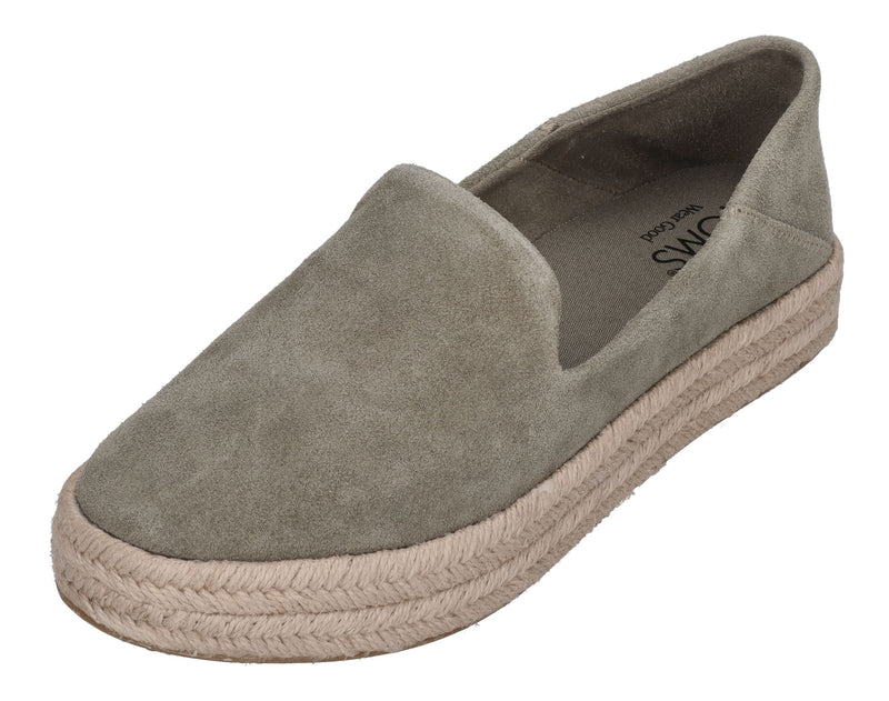 TOMS Damen Espadrilles - CAROLINA 10022469 - vetiver grey suede
