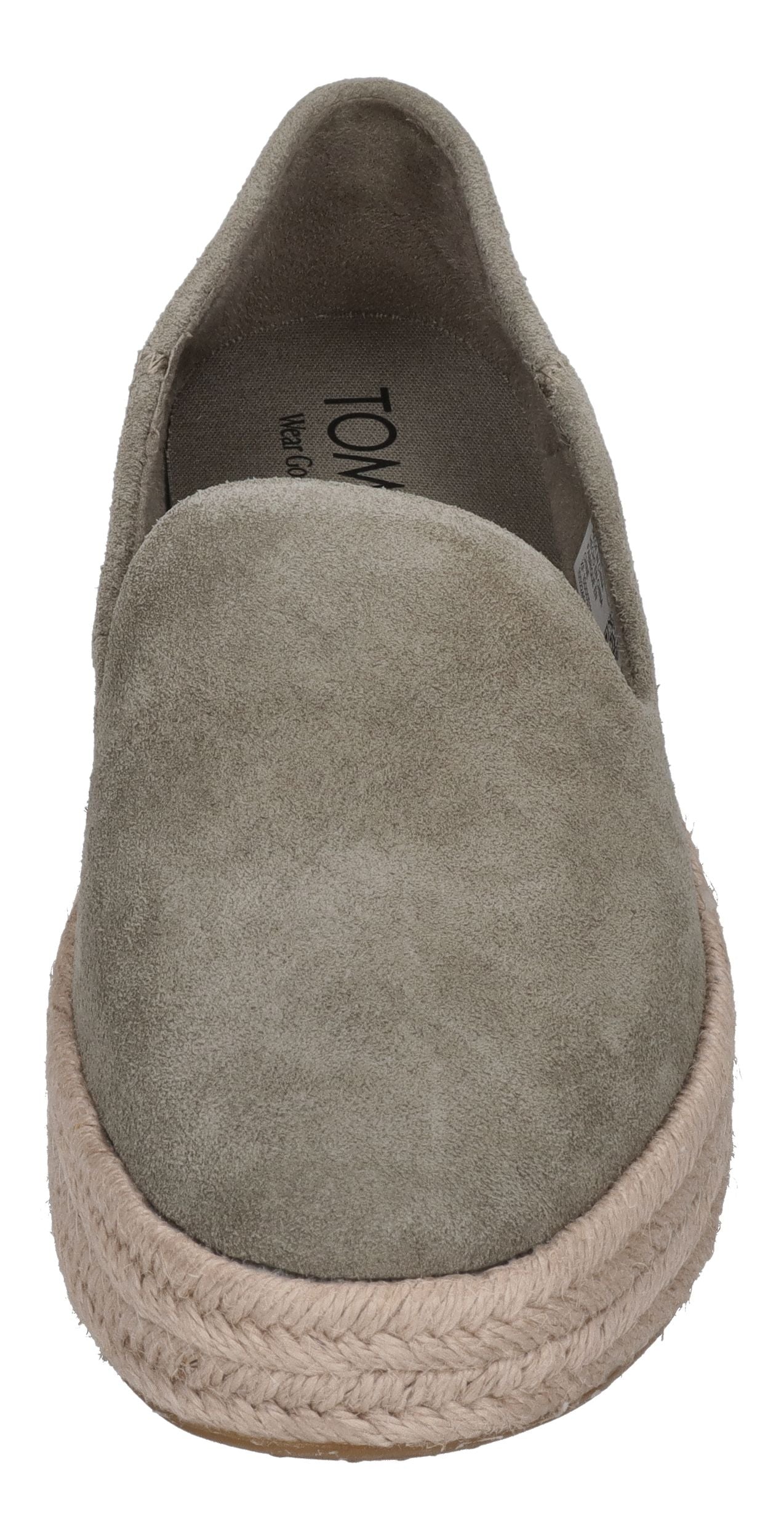 TOMS Damen Espadrilles - CAROLINA 10022469 - vetiver grey suede