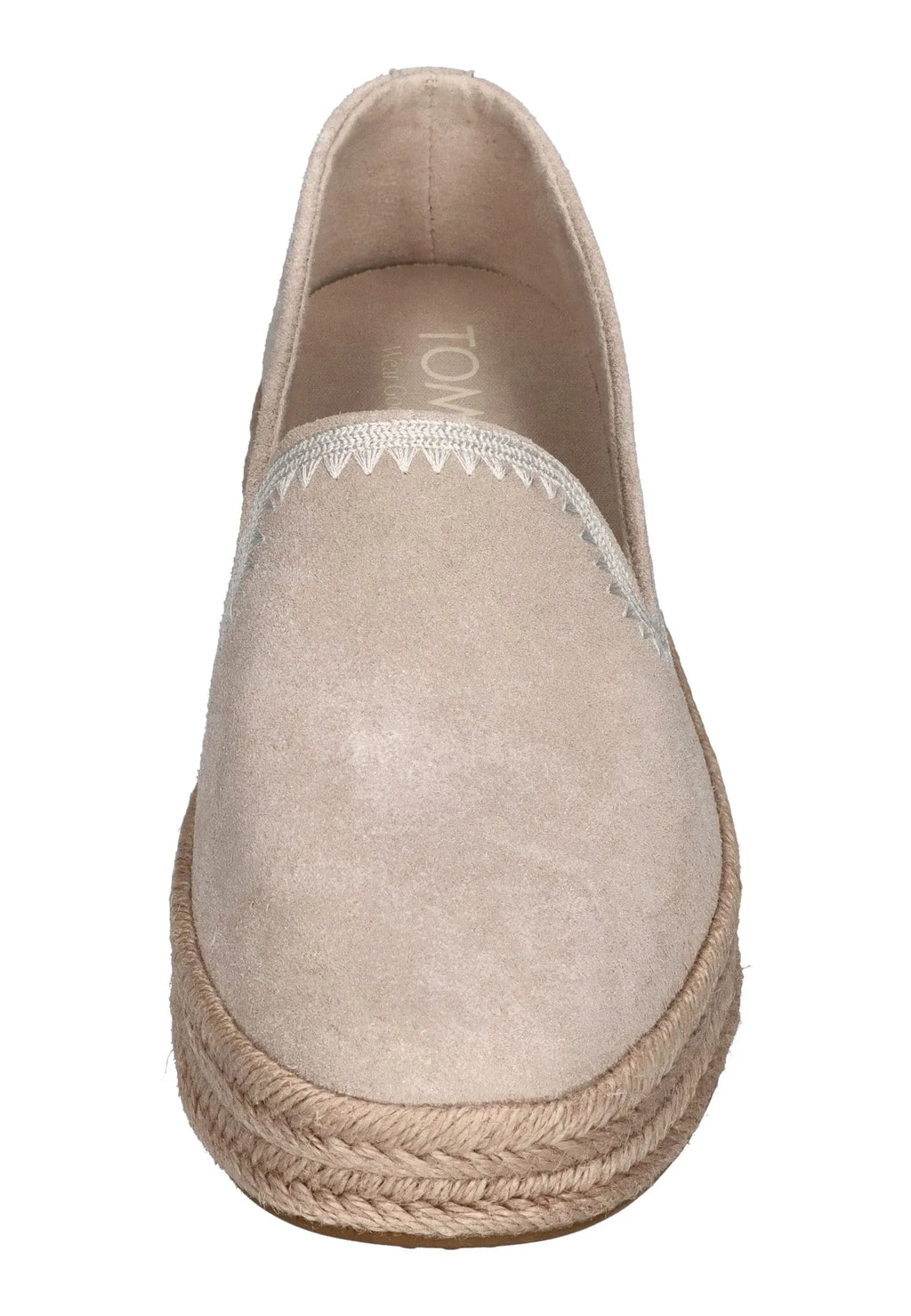 TOMS Damen Espadrilles CAROLINA 10023050 soft grey suede embroidery - Shoedeal
