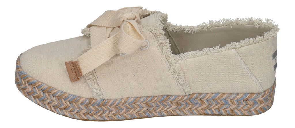 TOMS Damen Espadrilles - CAROLINA LACE UP 10021851- white onyx