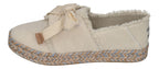 TOMS Damen Espadrilles - CAROLINA LACE UP 10021851- white onyx