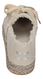 TOMS Damen Espadrilles - CAROLINA LACE UP 10021851- white onyx