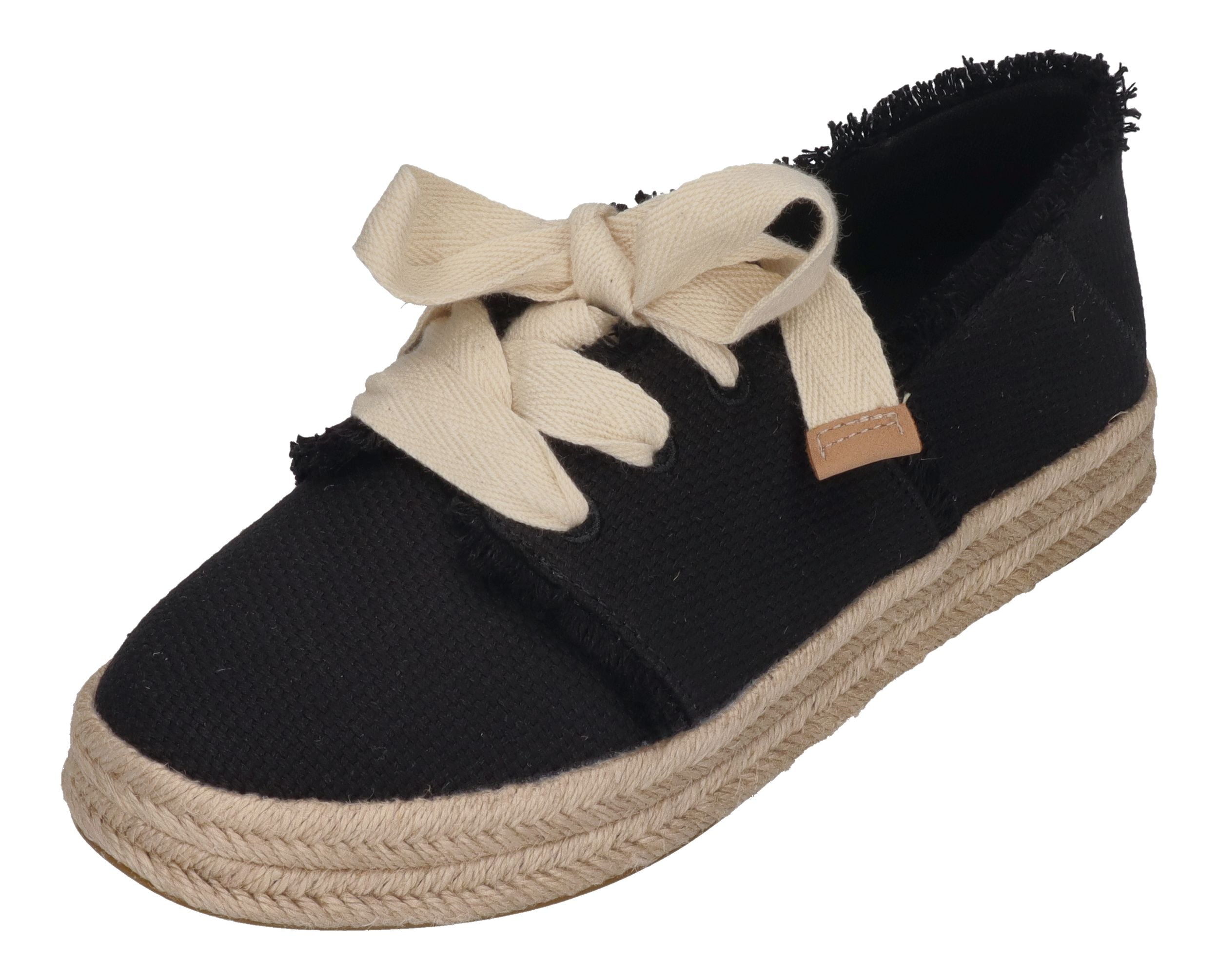 TOMS Damen Espadrilles - CAROLINA LACE UP 10021856 - black beachside