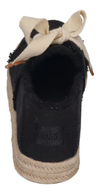 TOMS Damen Espadrilles - CAROLINA LACE UP 10021856 - black beachside
