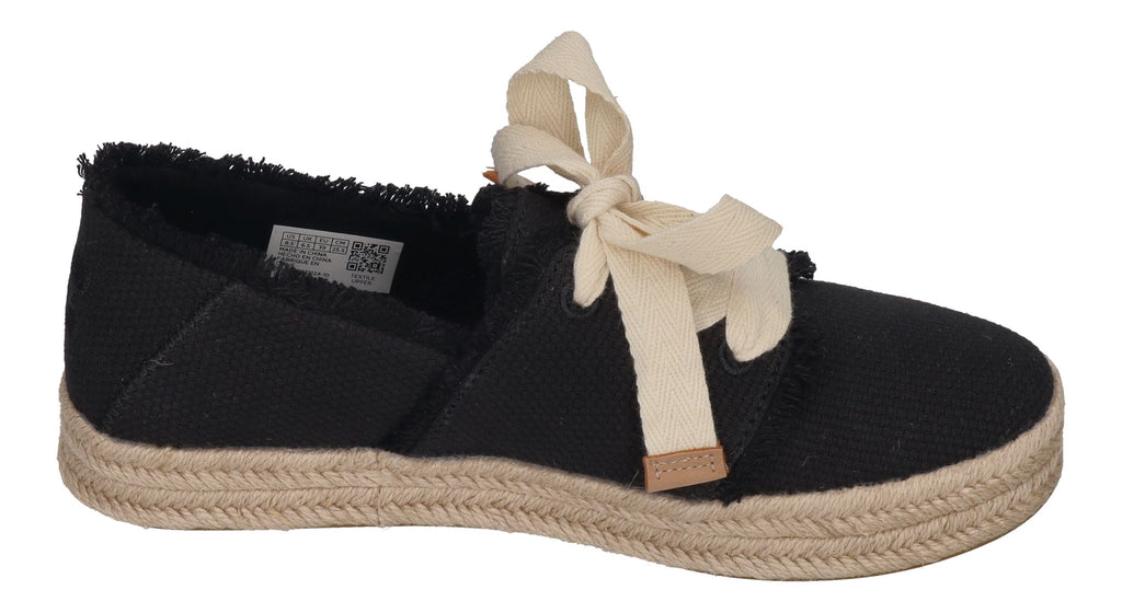 TOMS Damen Espadrilles - CAROLINA LACE UP 10021856 - black beachside