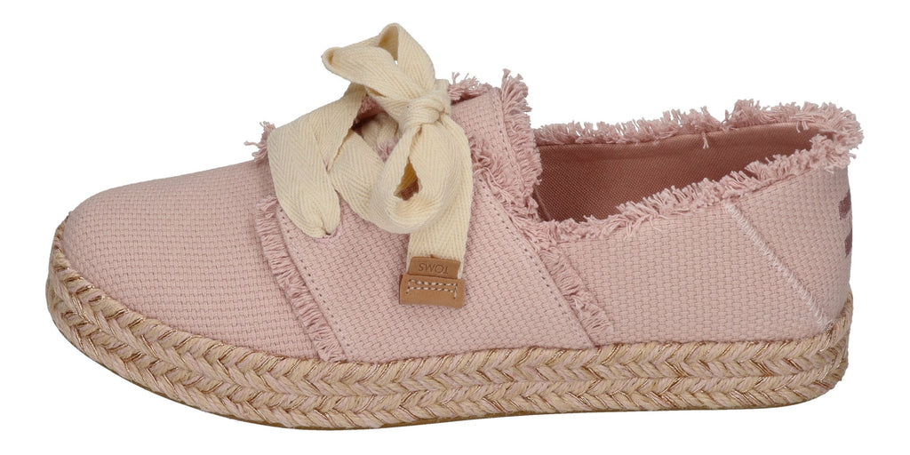 TOMS Damen Espadrilles - CAROLINA LACE UP 10021857- pale rose beachside