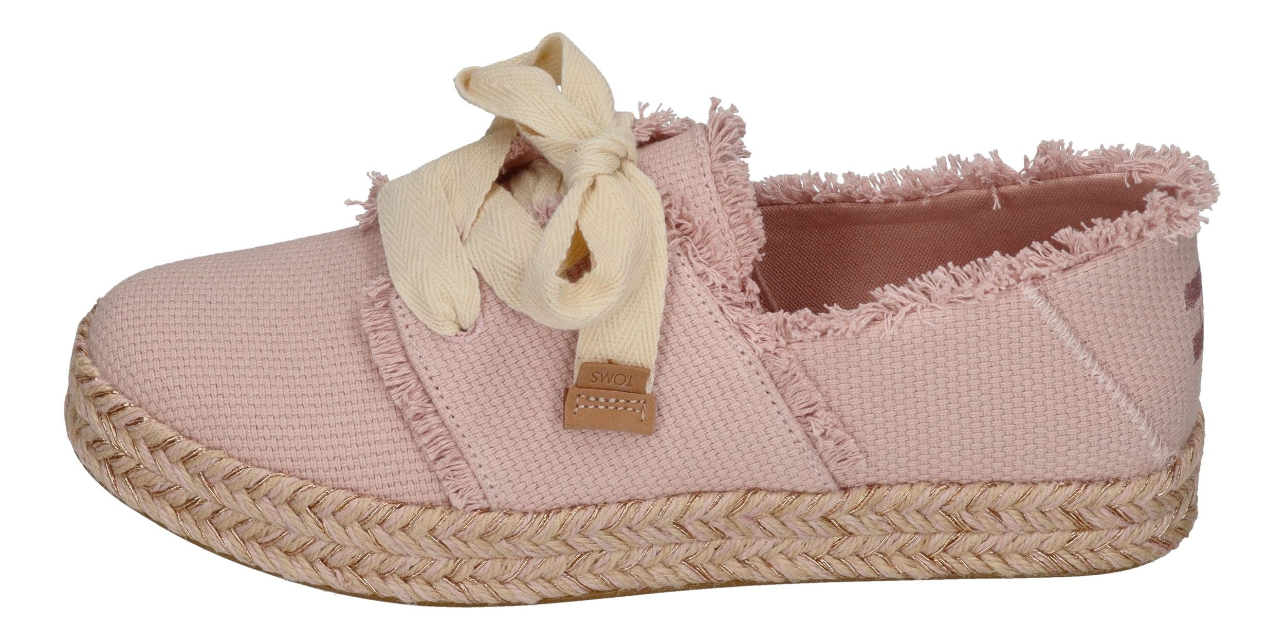 TOMS Damen Espadrilles - CAROLINA LACE UP 10021857- pale rose beachside