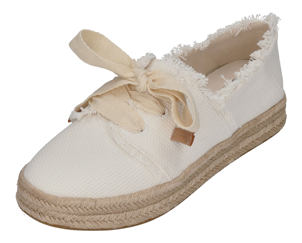 TOMS Damen Espadrilles - CAROLINA LACE UP 10021879- white beachside