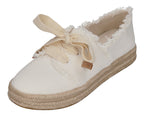 TOMS Damen Espadrilles - CAROLINA LACE UP 10021879- white beachside