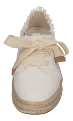 TOMS Damen Espadrilles - CAROLINA LACE UP 10021879- white beachside