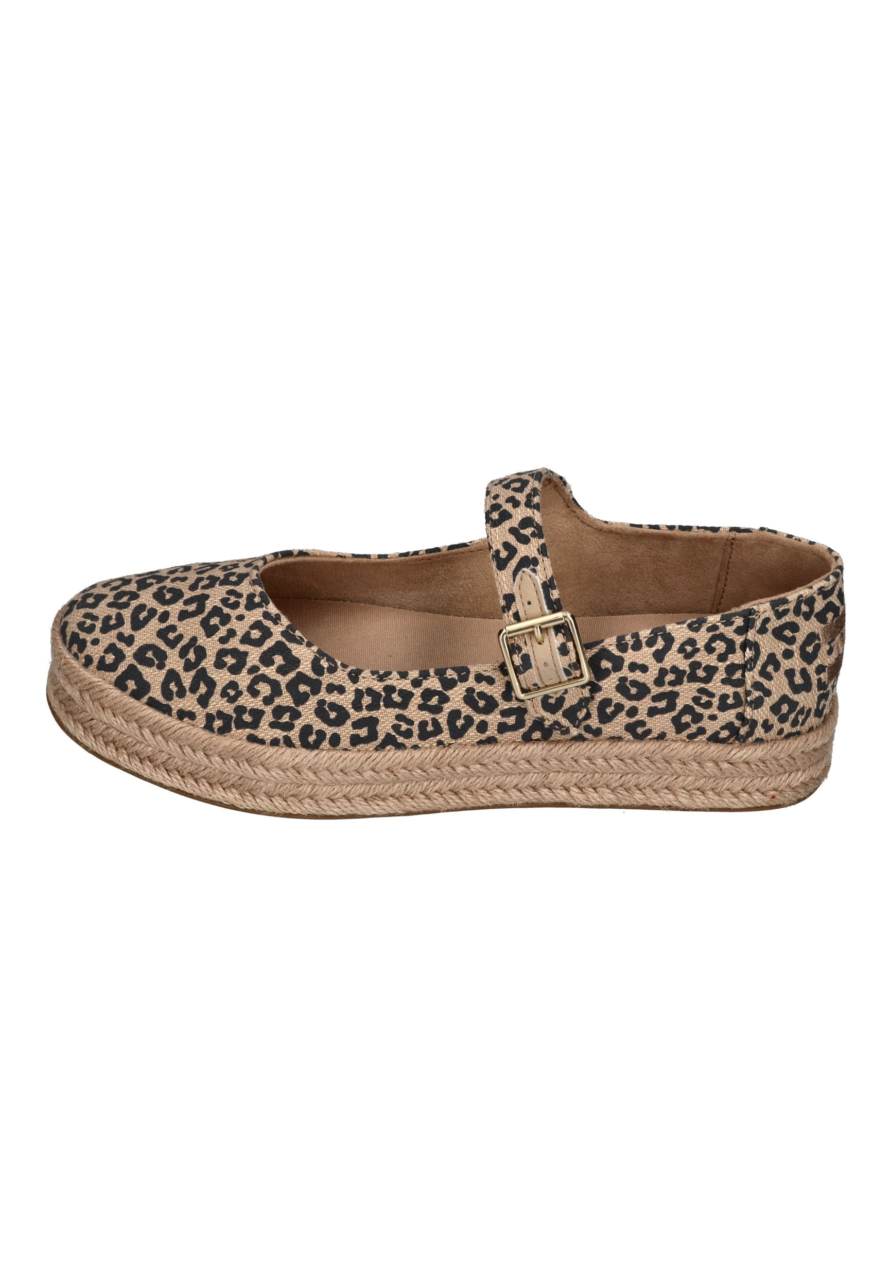 TOMS Damen Espadrilles CAROLINA MARY JANE 10023270 oatmeal small leopard
