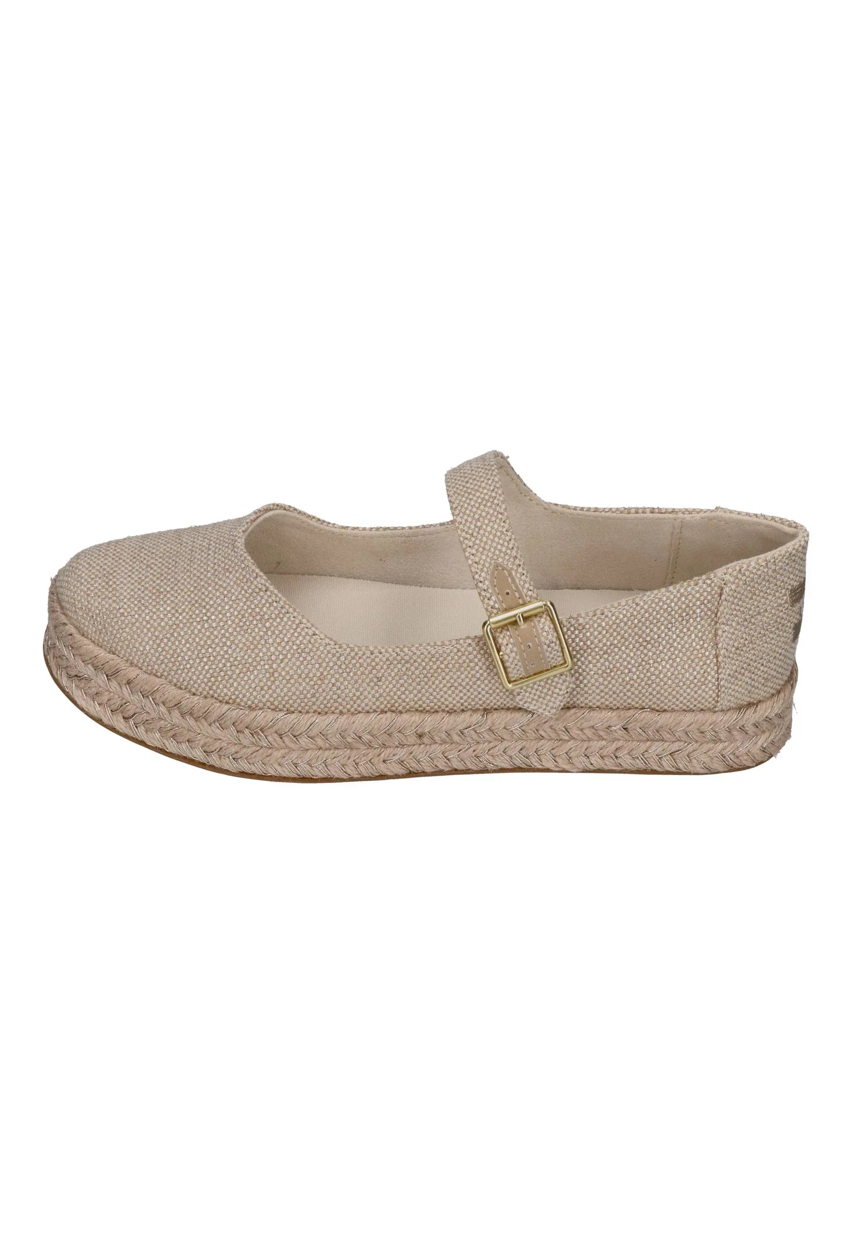 TOMS Damen Espadrilles CAROLINA MARY JANE 10023271 champagne glimmer