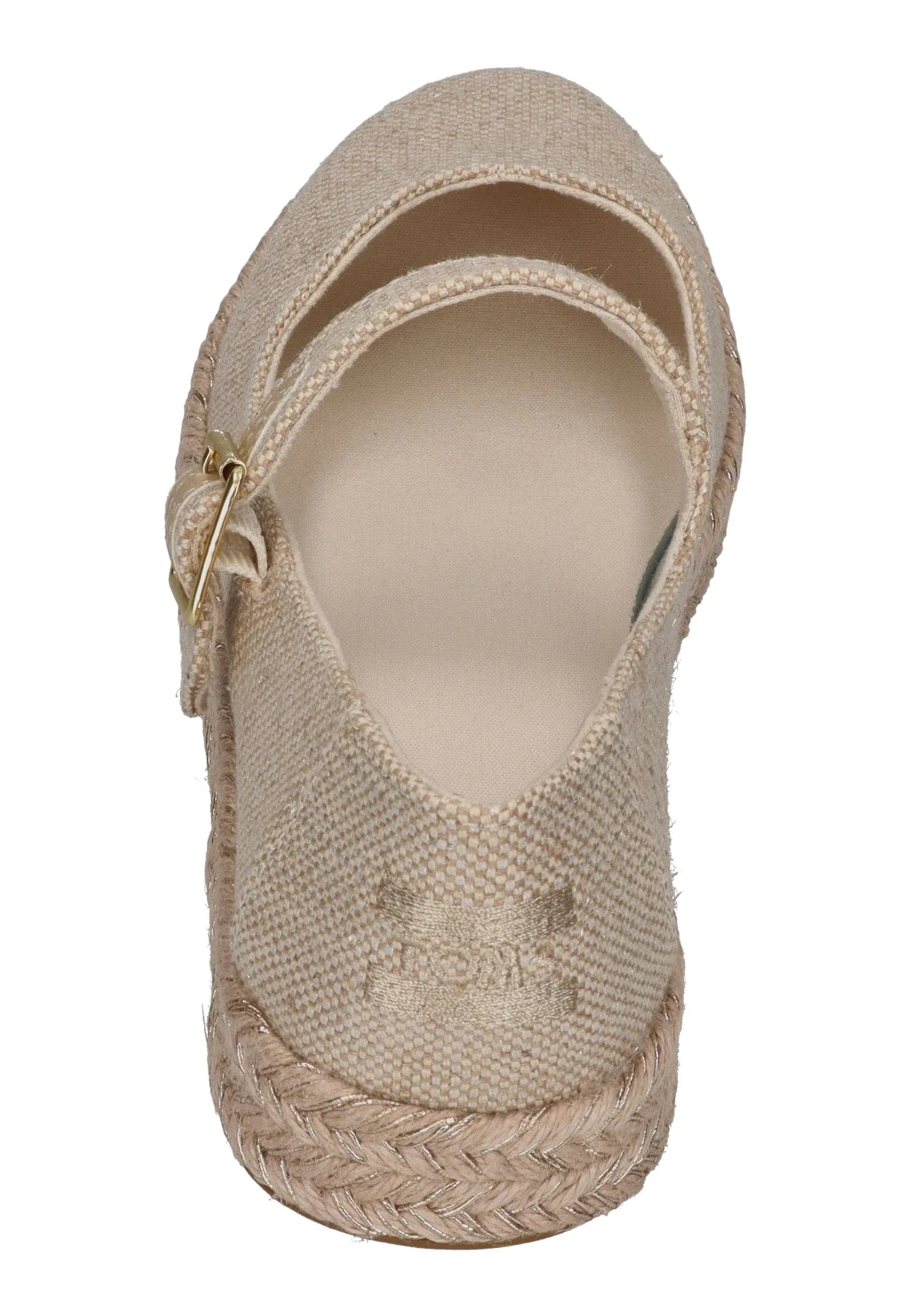 TOMS Damen Espadrilles CAROLINA MARY JANE 10023271 champagne glimmer