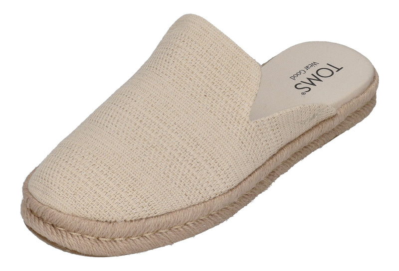 TOMS Damen Espadrilles SANTIAGO MULE 10021862 - natural undyed metallic