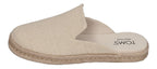TOMS Damen Espadrilles SANTIAGO MULE 10021862 - natural undyed metallic