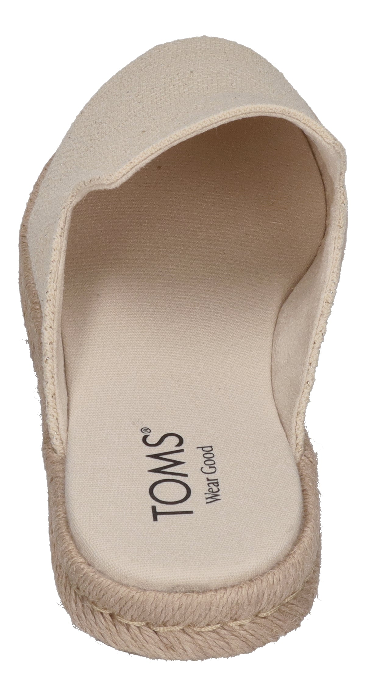 TOMS Damen Espadrilles SANTIAGO MULE 10021862 - natural undyed metallic