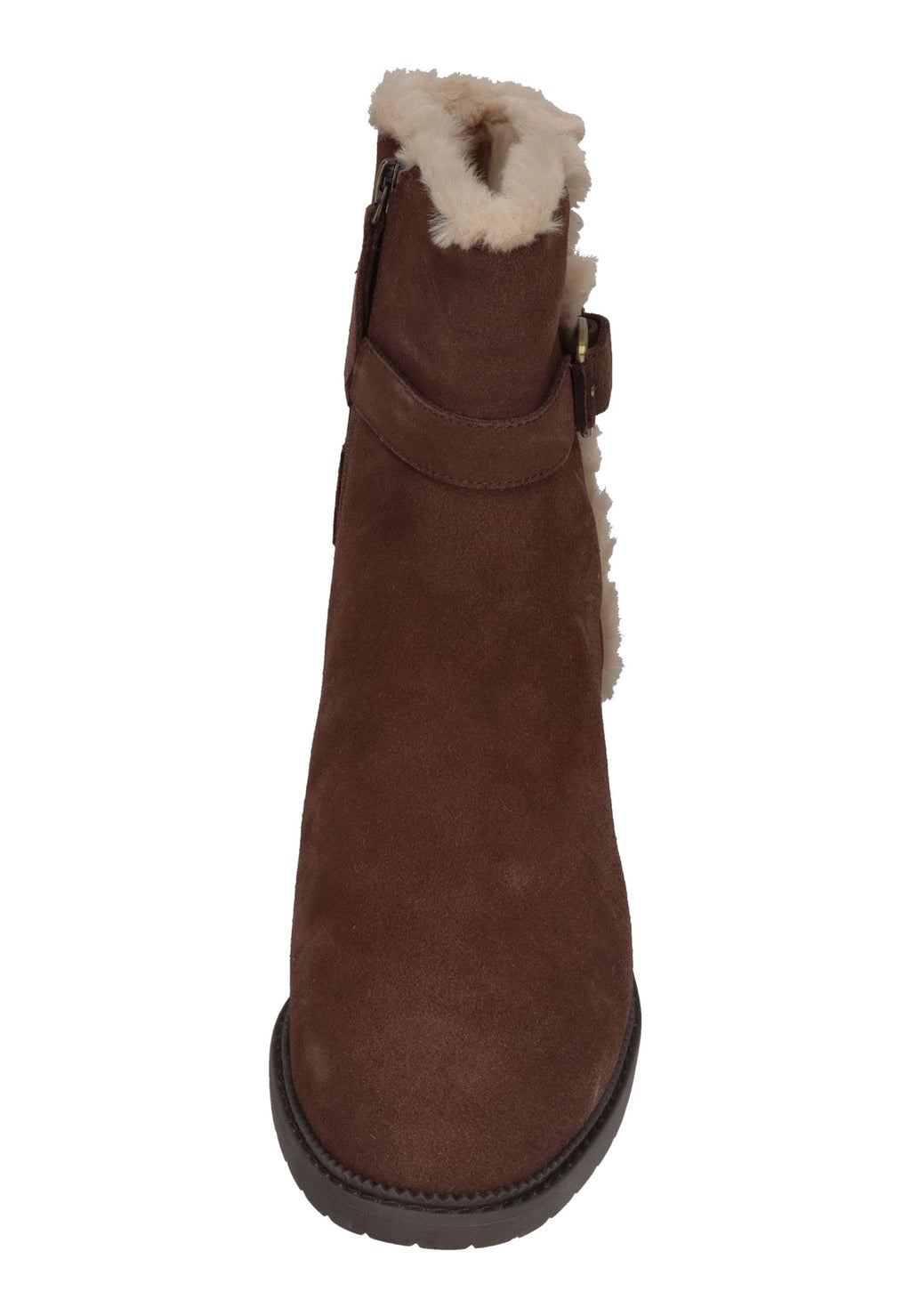 TOMS Damen Stiefeletten HAILEY BUCKLE FAUX 10022565 oak brown suede