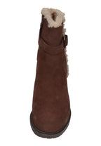 TOMS Damen Stiefeletten HAILEY BUCKLE FAUX 10022565 oak brown suede