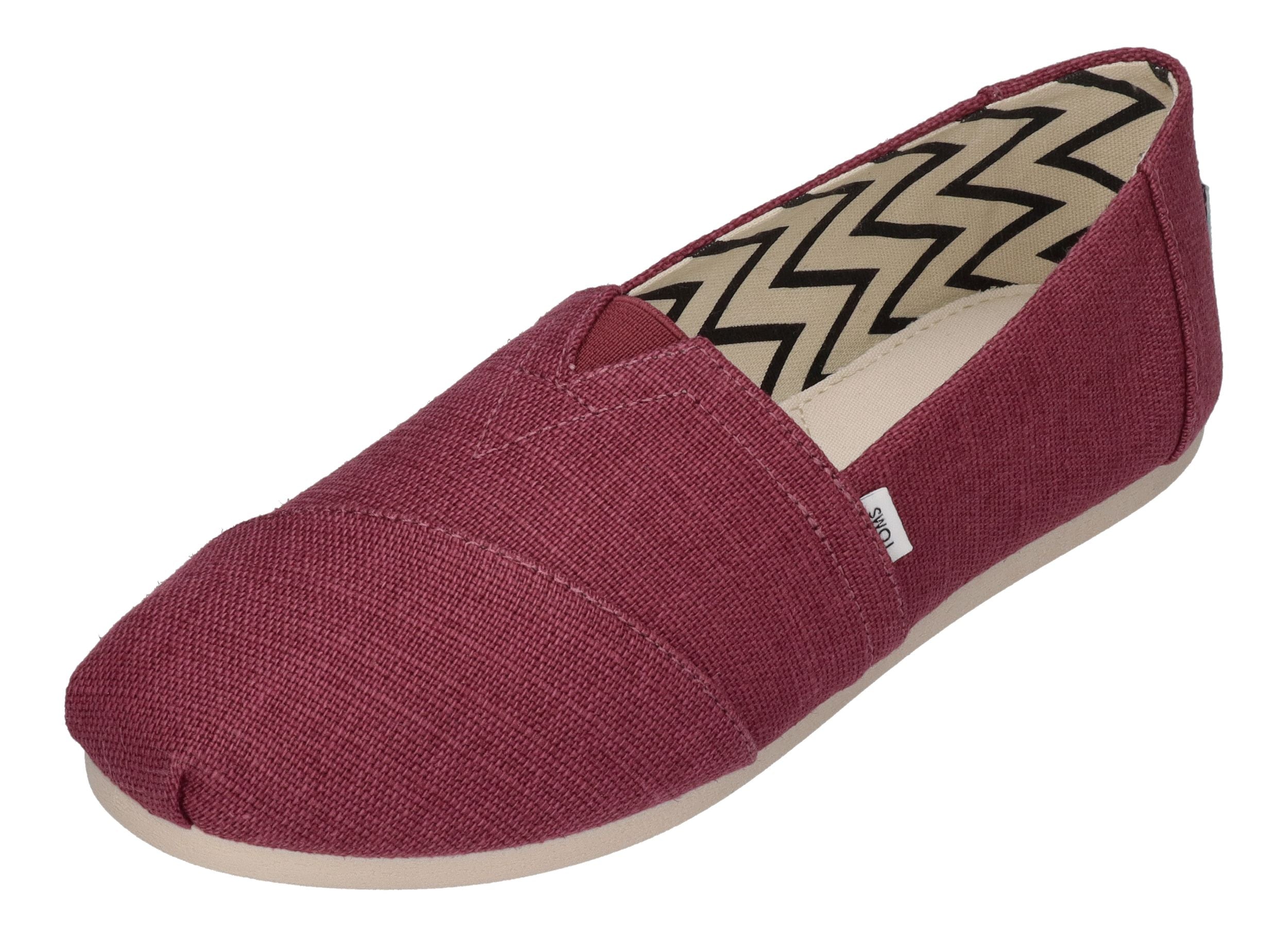 TOMS Damenschuhe - ALPARGATA 10017715 - dark plum heritage
