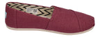TOMS Damenschuhe - ALPARGATA 10017715 - dark plum heritage
