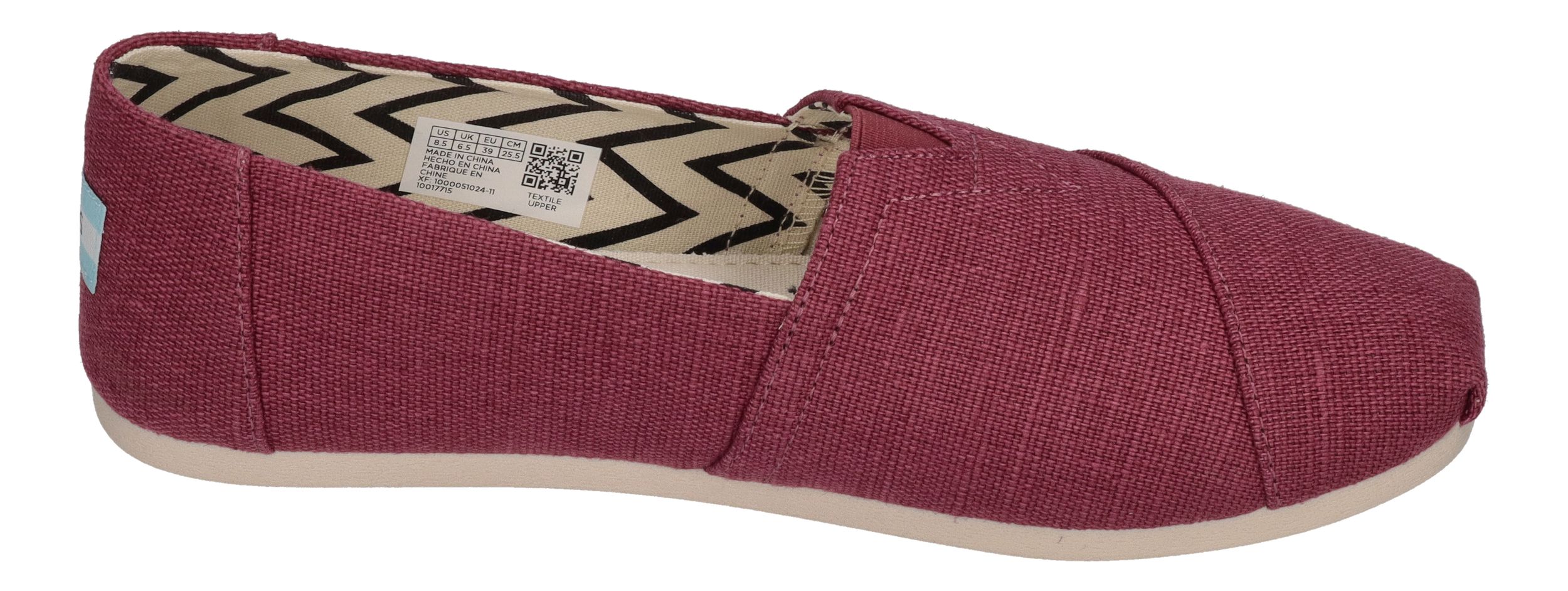 TOMS Damenschuhe - ALPARGATA 10017715 - dark plum heritage