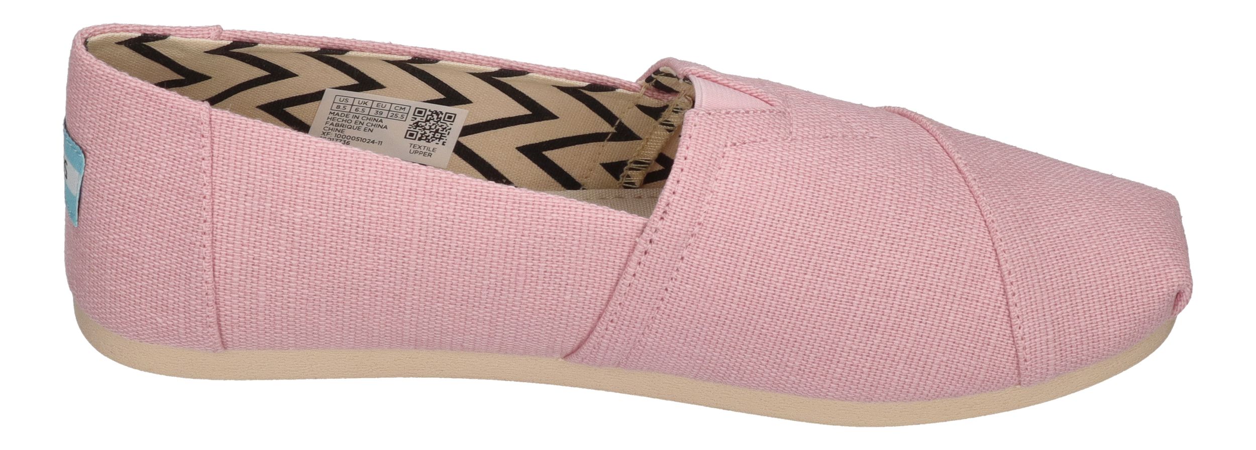 TOMS Damenschuhe - ALPARGATA 10017736 - chalky pink heritage