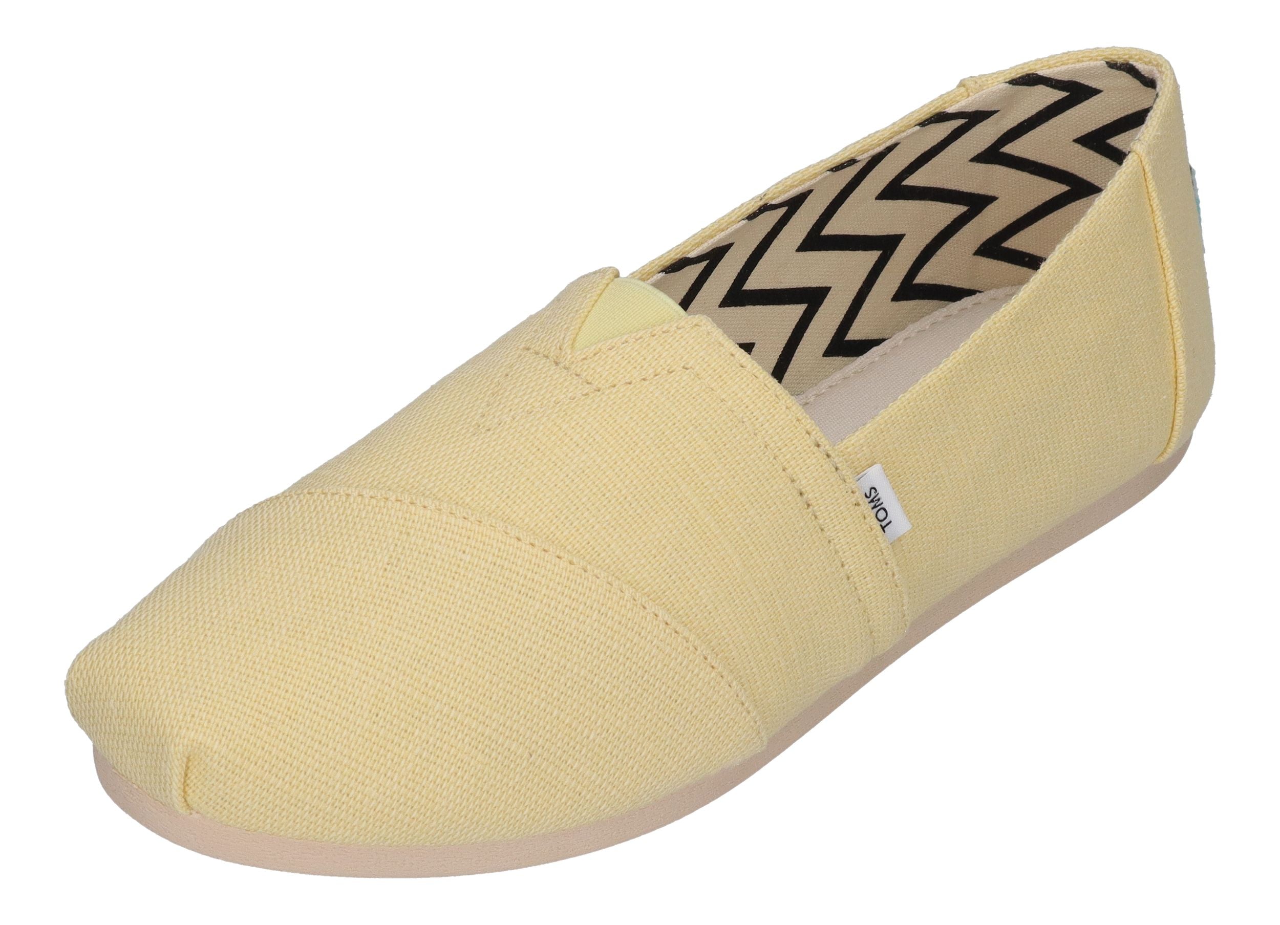 TOMS Damenschuhe - ALPARGATA 10017745 - banana yellow heritage