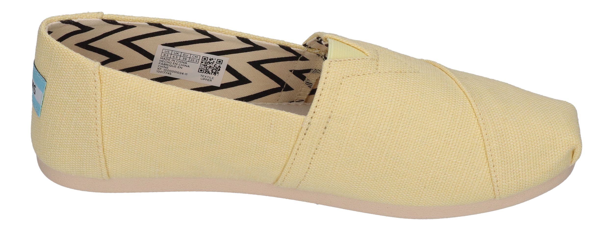 TOMS Damenschuhe - ALPARGATA 10017745 - banana yellow heritage