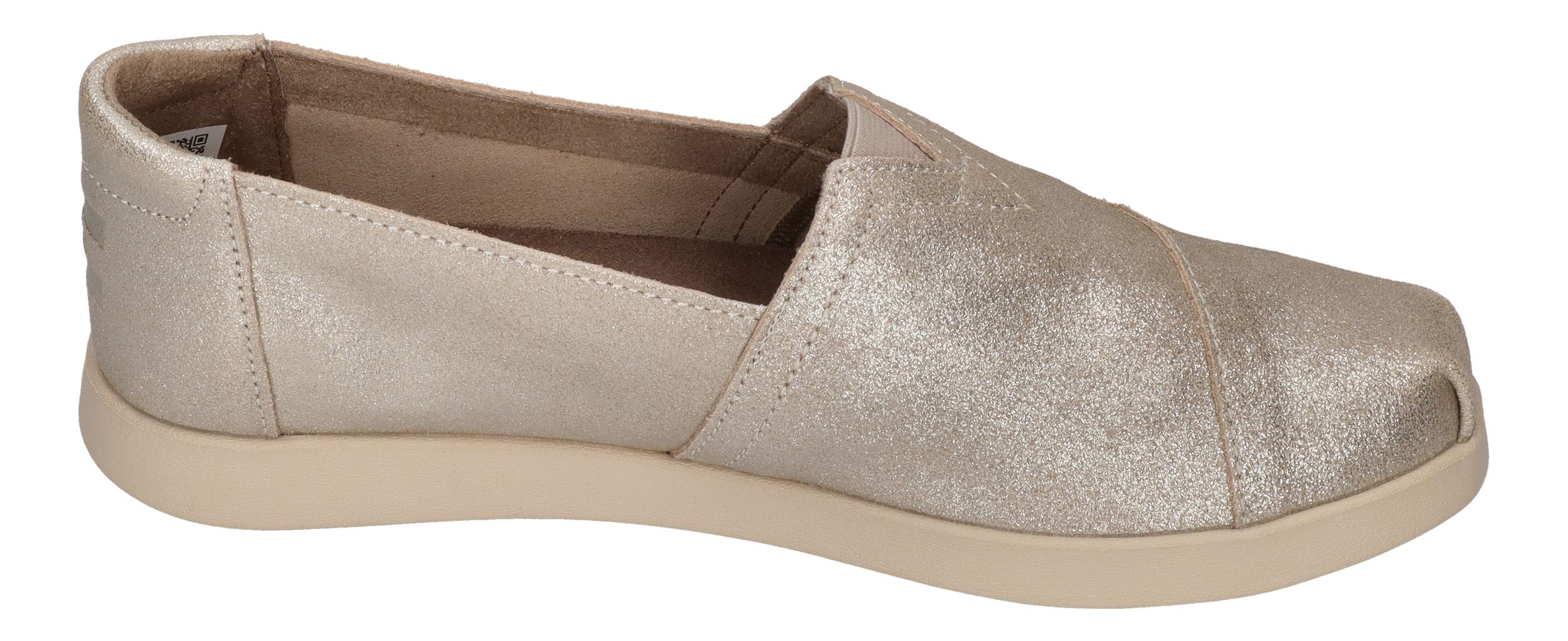 TOMS Damenschuhe - ALPARGATA PLUS 10021548 - champagne metallic
