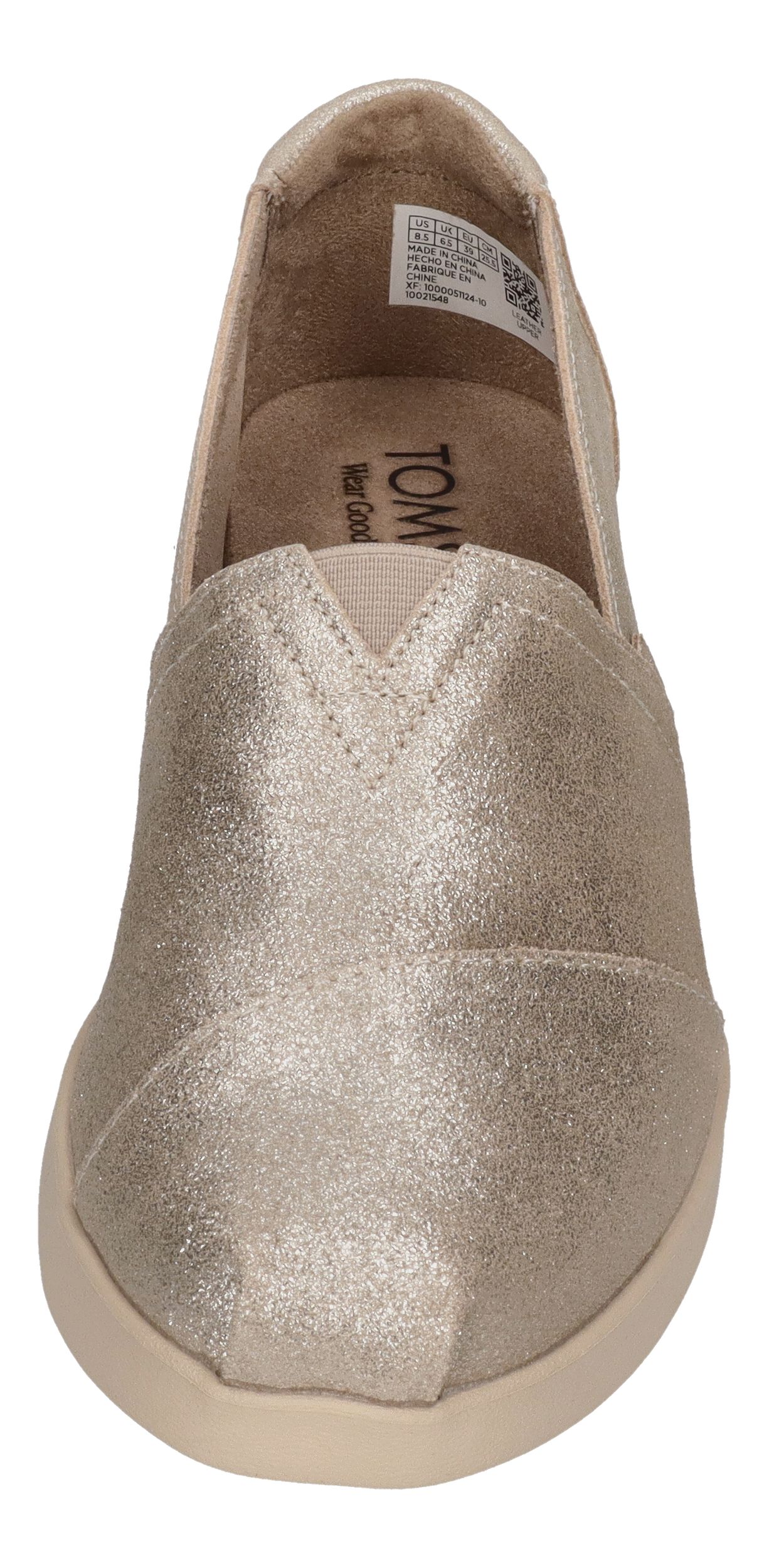 TOMS Damenschuhe - ALPARGATA PLUS 10021548 - champagne metallic