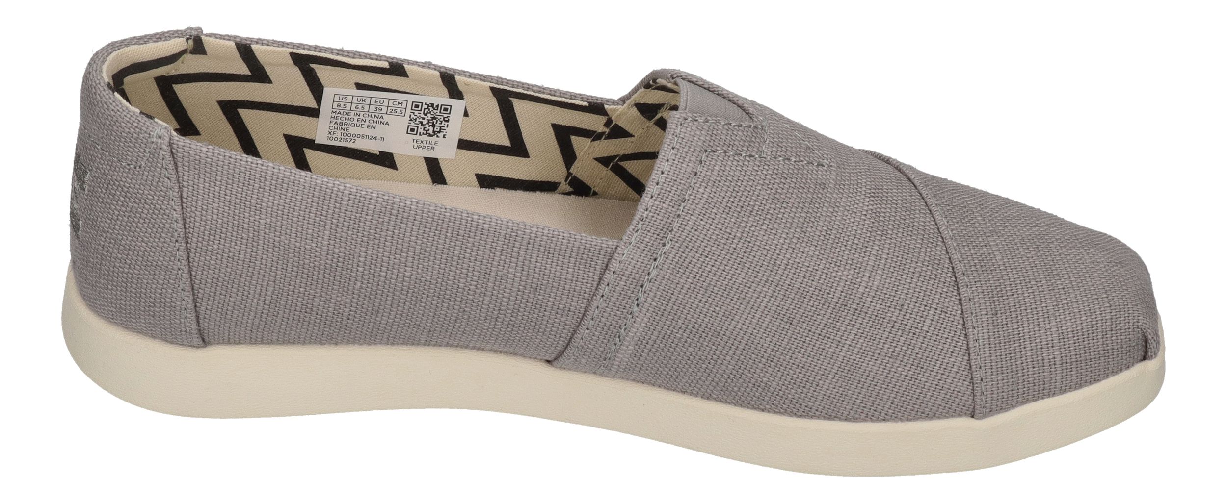 TOMS Damenschuhe - ALPARGATA PLUS 10021572 - drizzle grey heritage