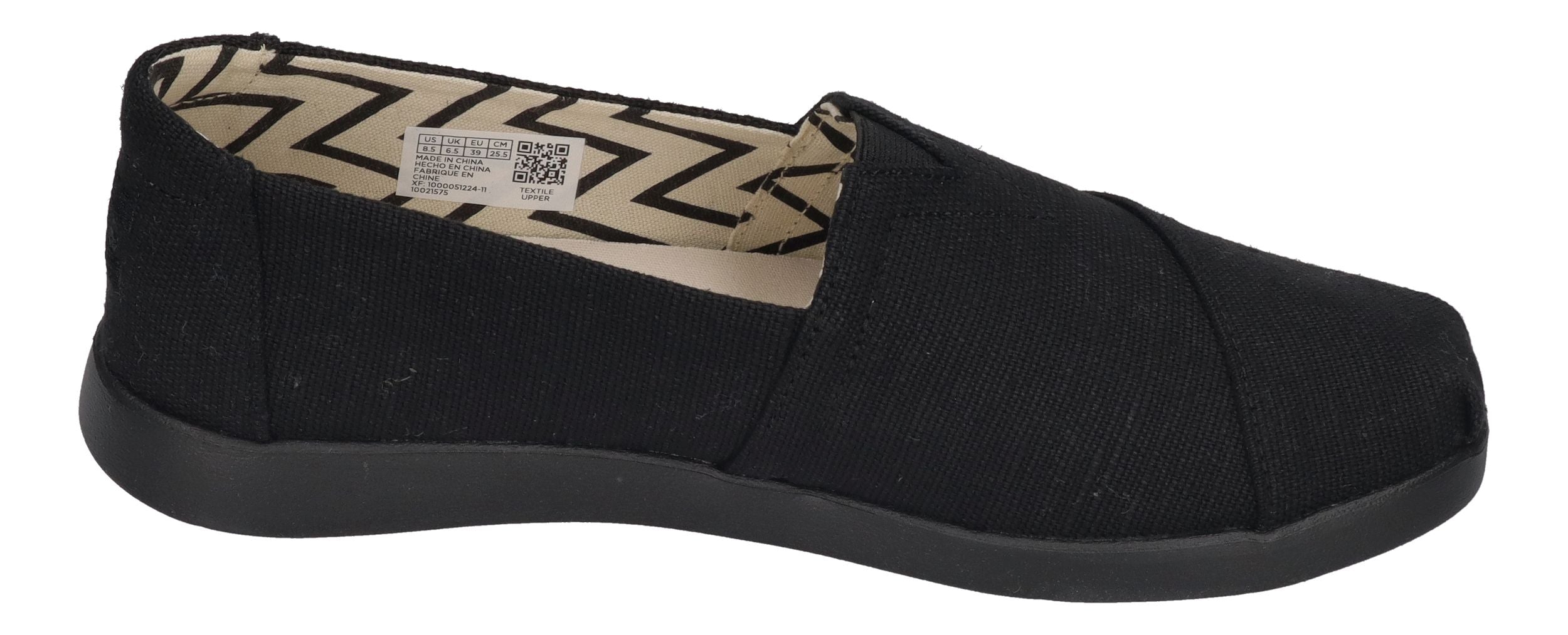TOMS Damenschuhe - ALPARGATA PLUS 10021575 - black black heritage