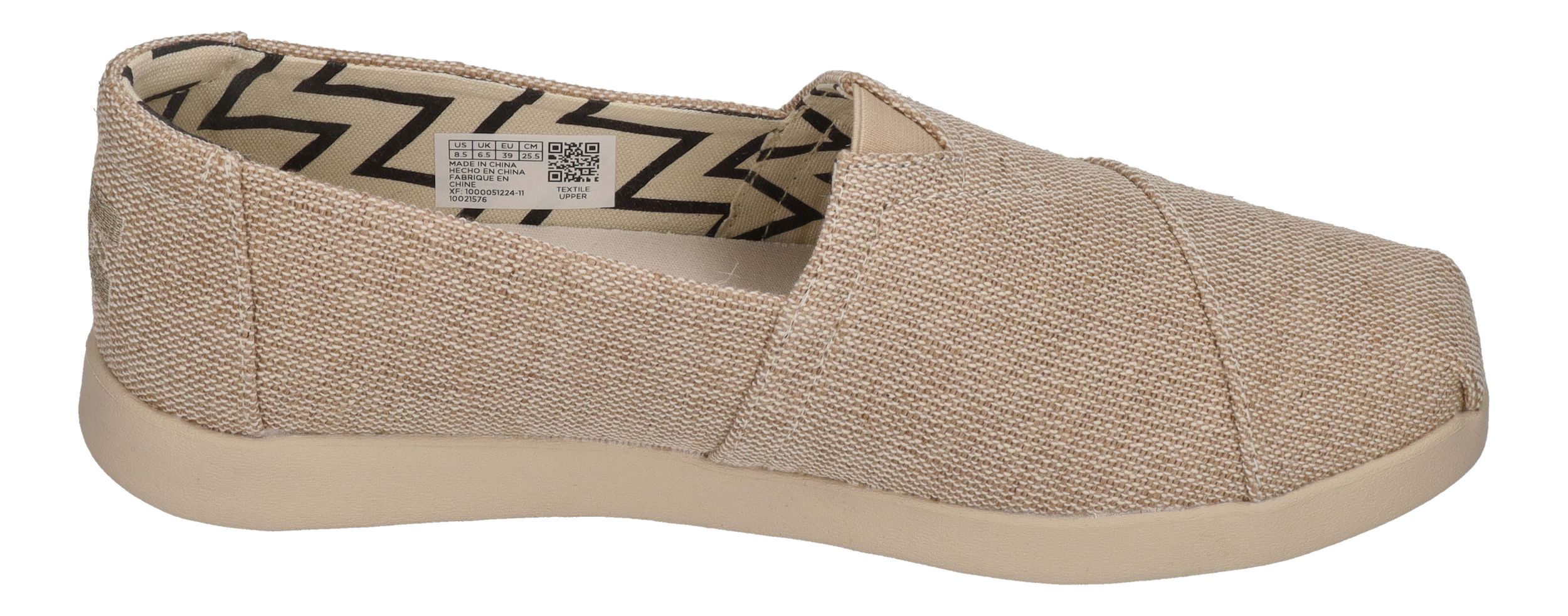 TOMS Damenschuhe - ALPARGATA PLUS 10021576 - natural undyed