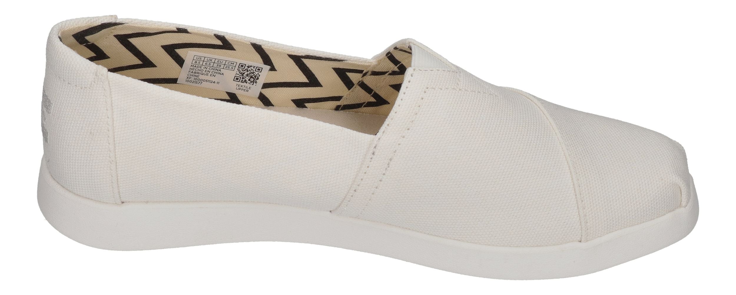 TOMS Damenschuhe - ALPARGATA PLUS 10021577 - white recycled cotton
