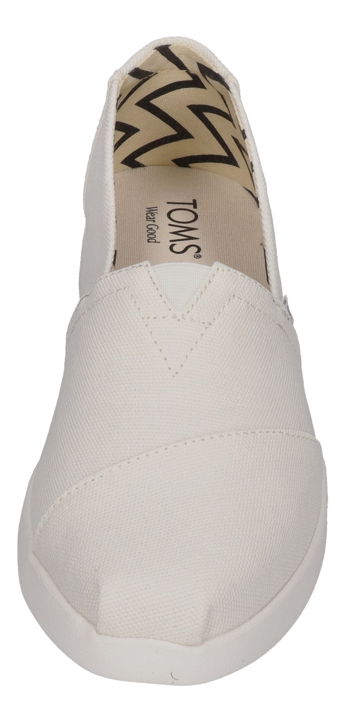 TOMS Damenschuhe - ALPARGATA PLUS 10021577 - white recycled cotton