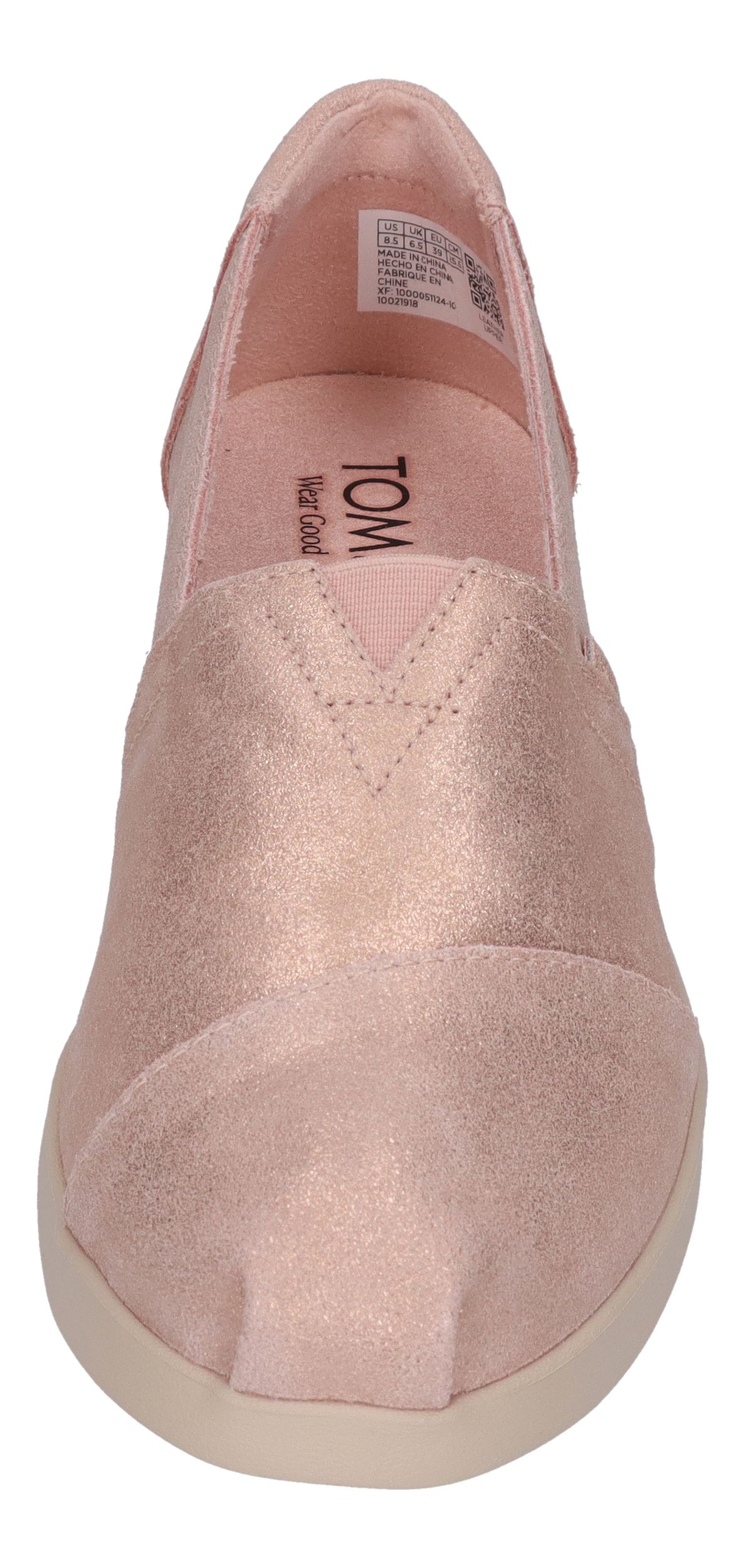 TOMS Damenschuhe - ALPARGATA PLUS 10021918 - pale rose metallic