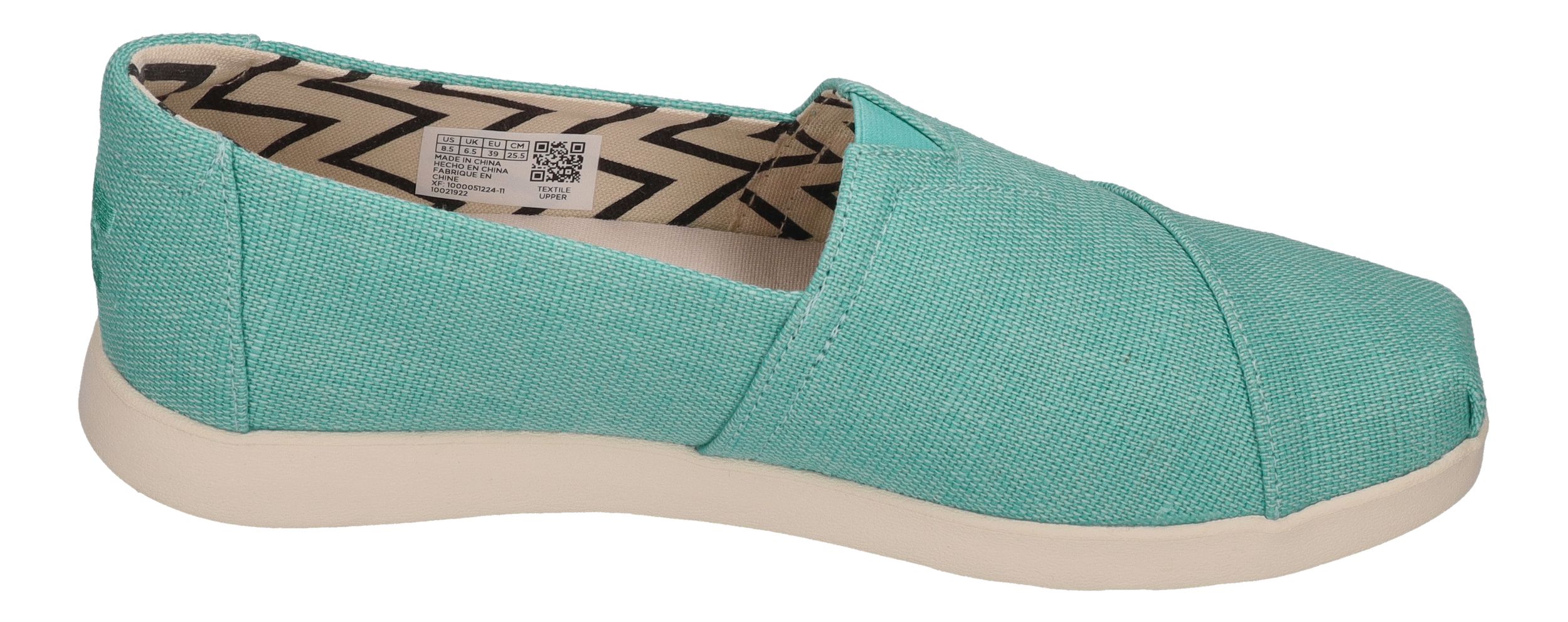 TOMS Damenschuhe - ALPARGATA PLUS 10021922 - aqua heritage