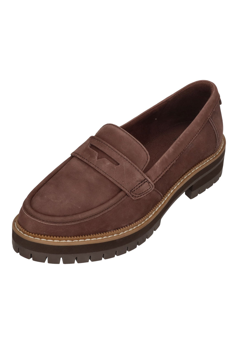 TOMS Damenschuhe CARA WIDE LOAFER  10022597 oak brown