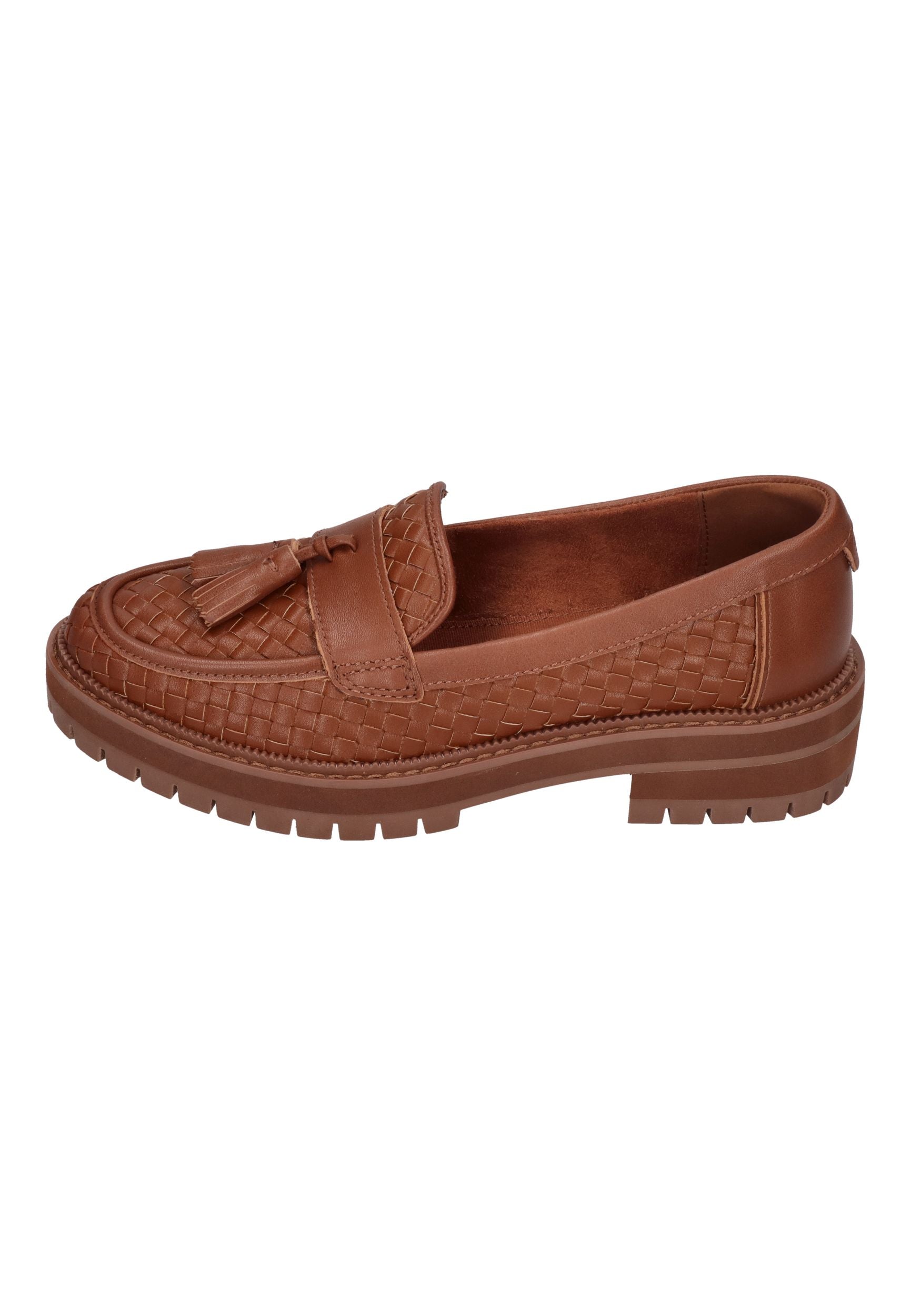 TOMS Damenschuhe CARA WOVEN LOAFER 10022594 amber brown
