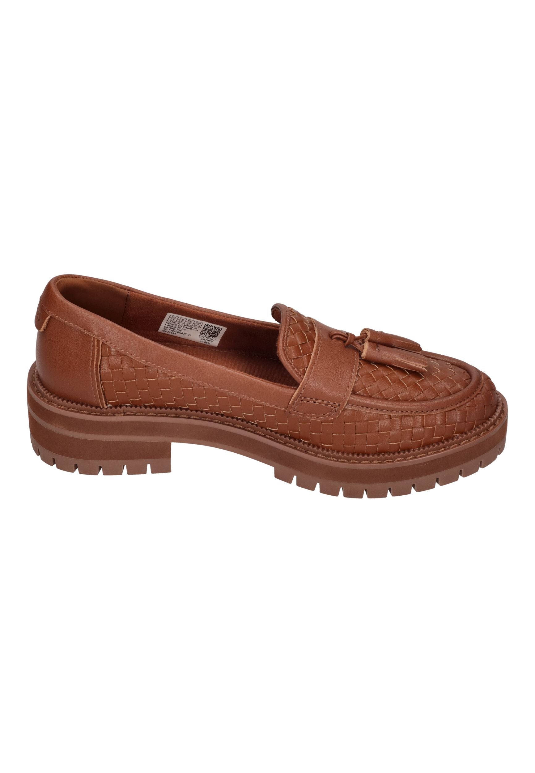 TOMS Damenschuhe CARA WOVEN LOAFER 10022594 amber brown