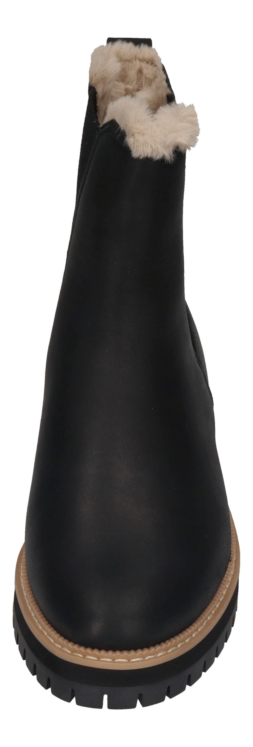 TOMS Damenschuhe - Chelseaboots BENNET 10021299 - black faux fur